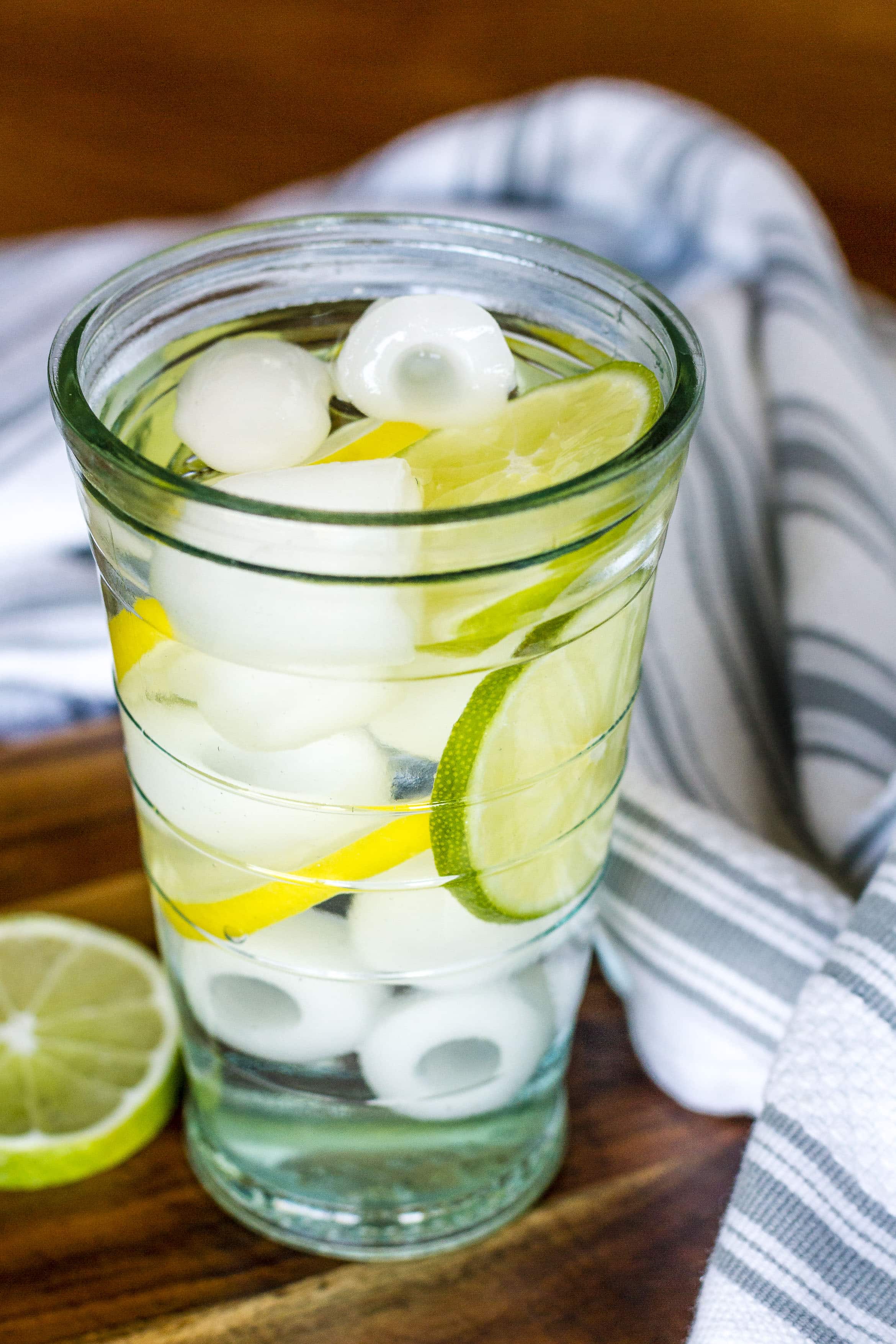Simple lemon lime water