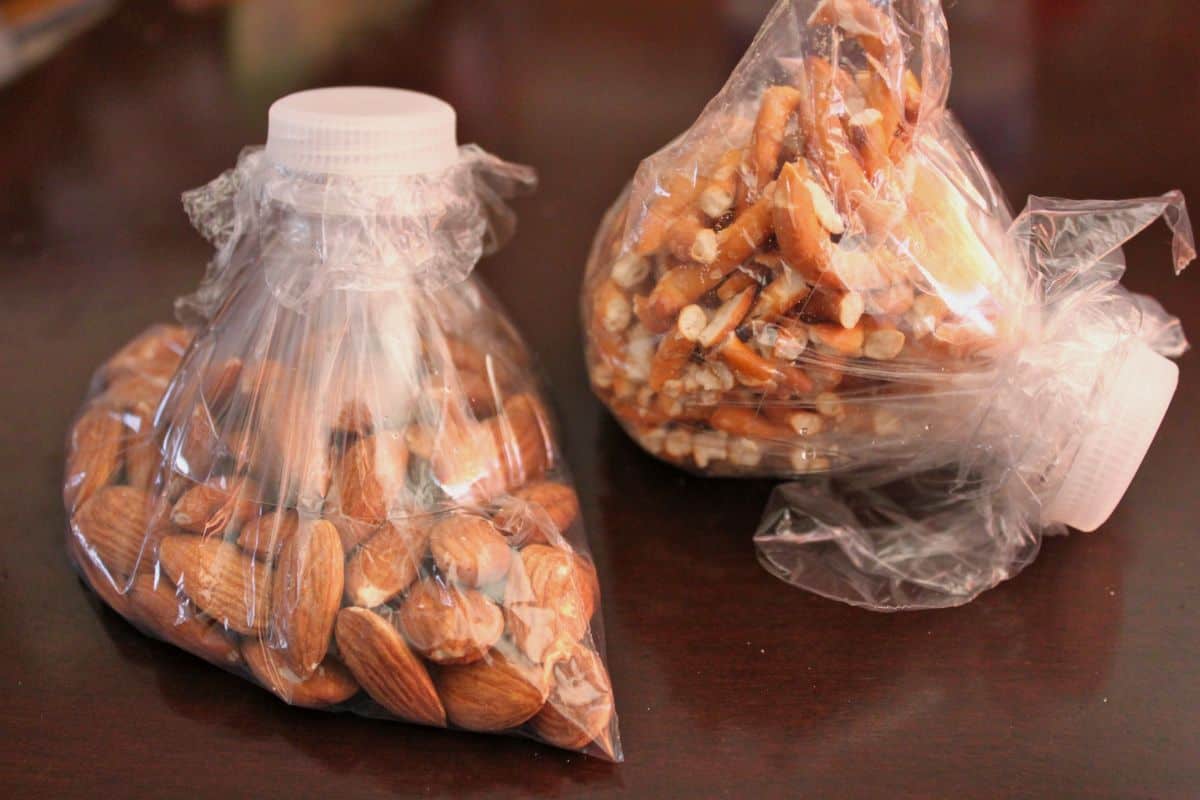 Upcycled snack bags