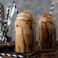Boozy coffee milkshakes - get your caffeine and your sugar fix with this indulgent grown-up treat!