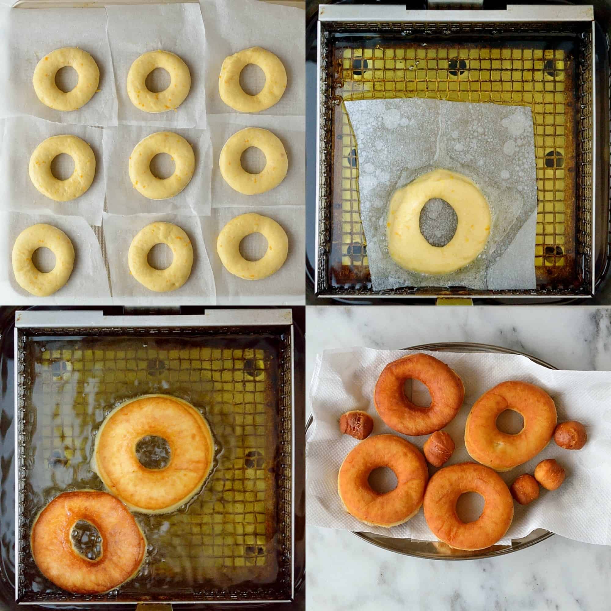 Chocolate orange doughnuts step 4