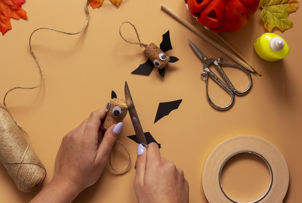 Bat toys halloween crafts for kids