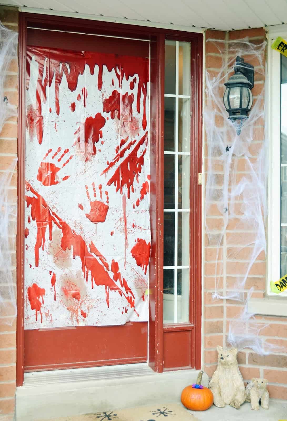Bloody Welcome Halloween Door Decoration
