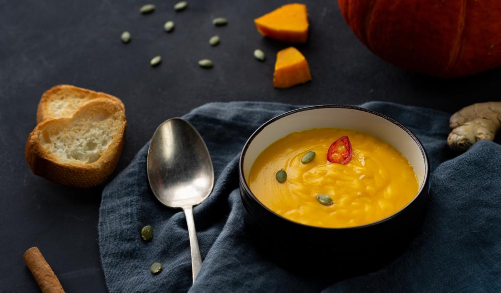 Cream pumpkin soup halloween treat ideas