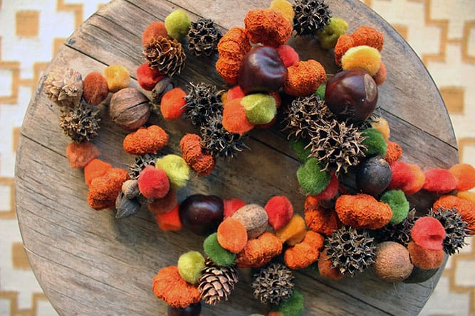 Autumn Garland - Easy Thanksgiving Craft