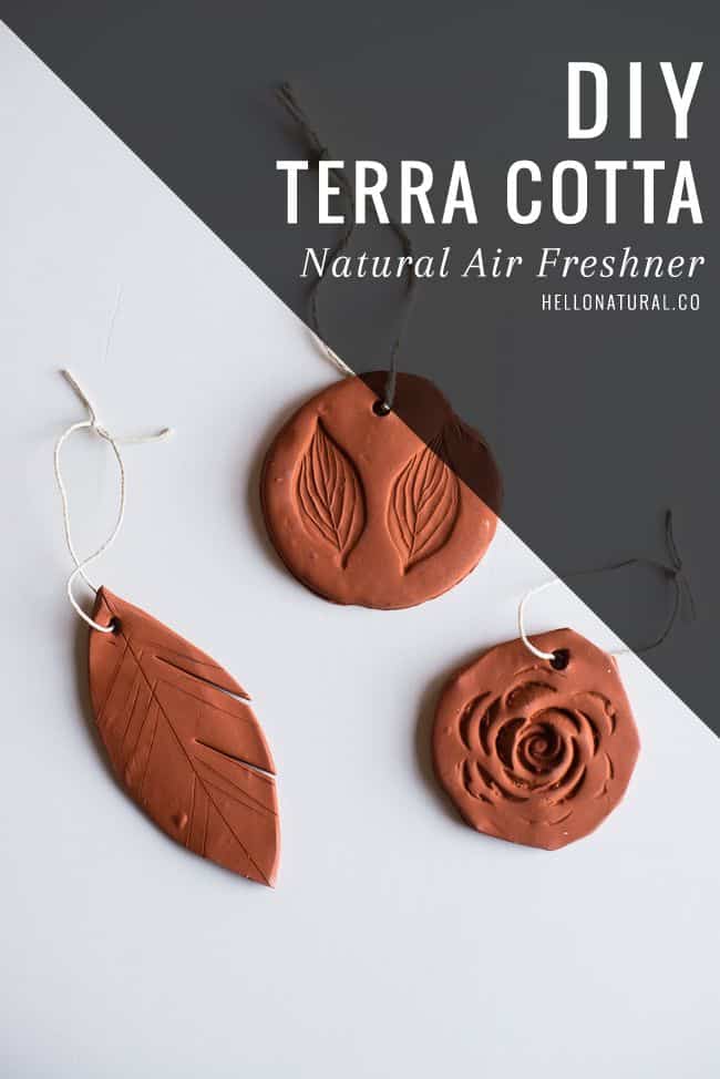 Diy natural terra cotta air freshener