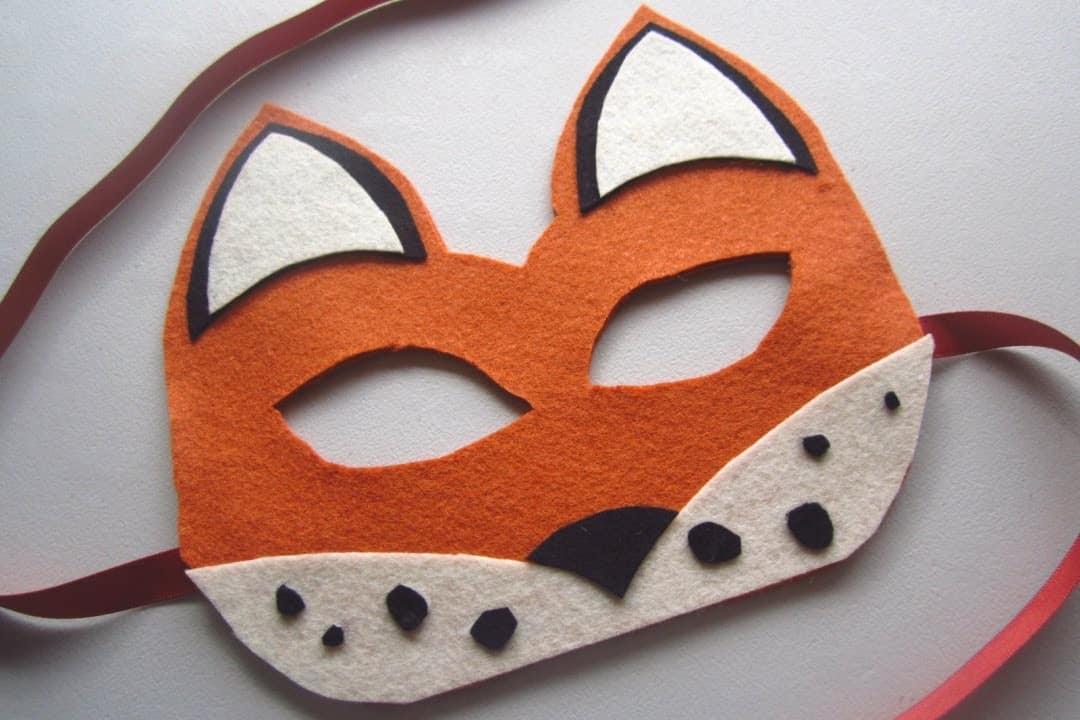 Felt fox mask