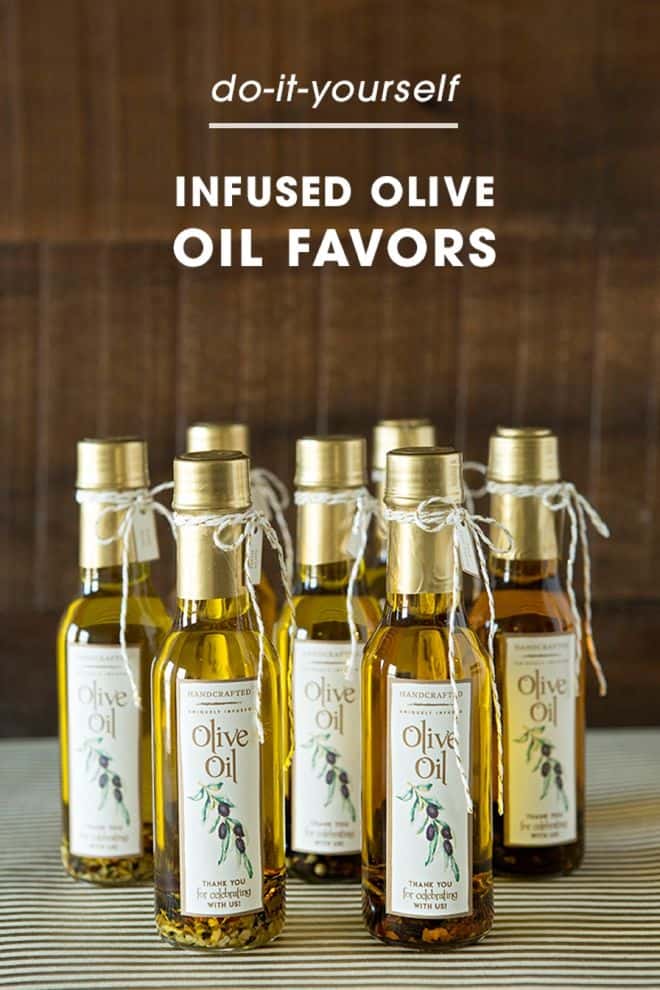 Infused olive oil favours