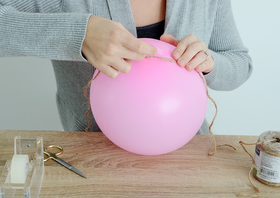 DIY Paper Maché Pumpkin