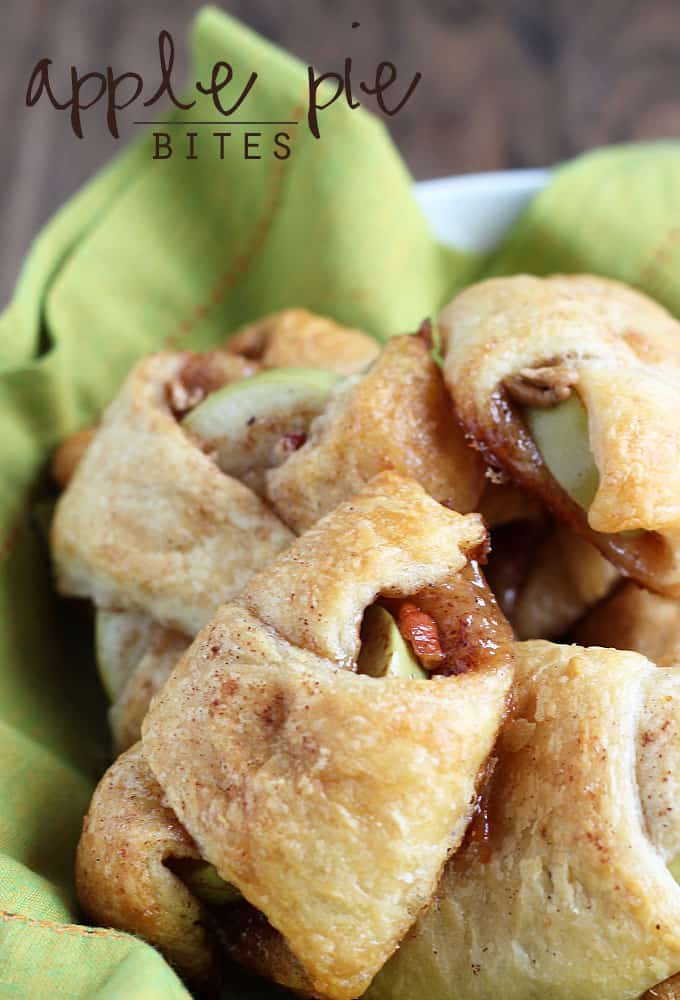 Apple Pie Bites - Easy Christmas Appetizers
