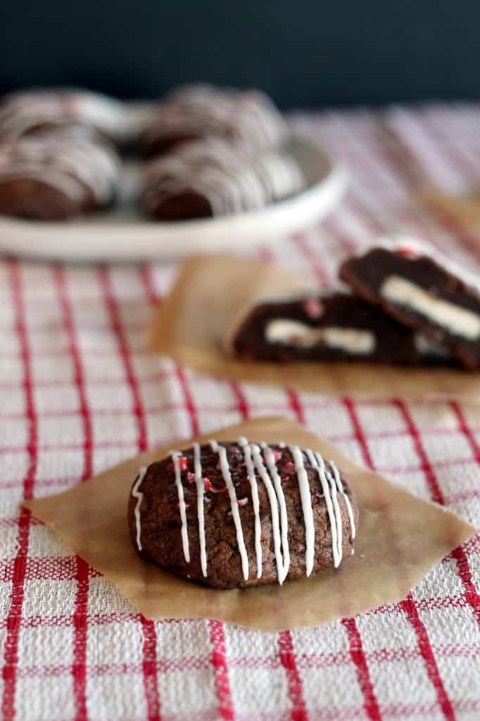 Chocolate peppermint patty cookies