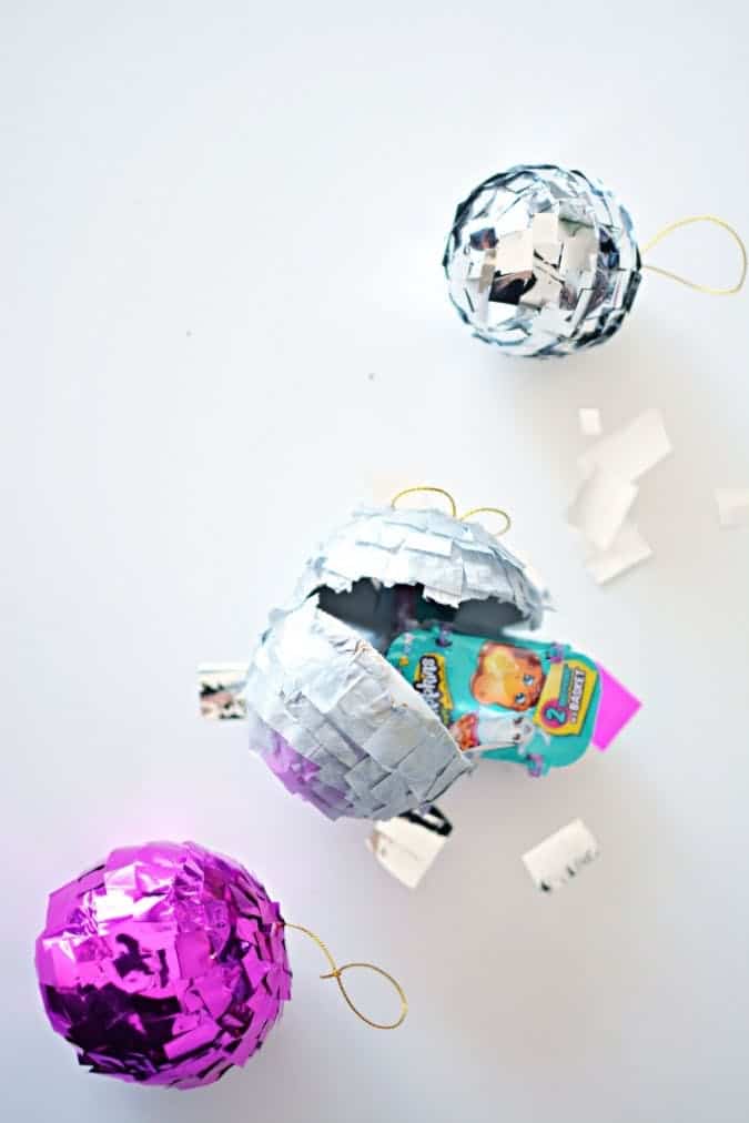 Disco pinata ornaments diy