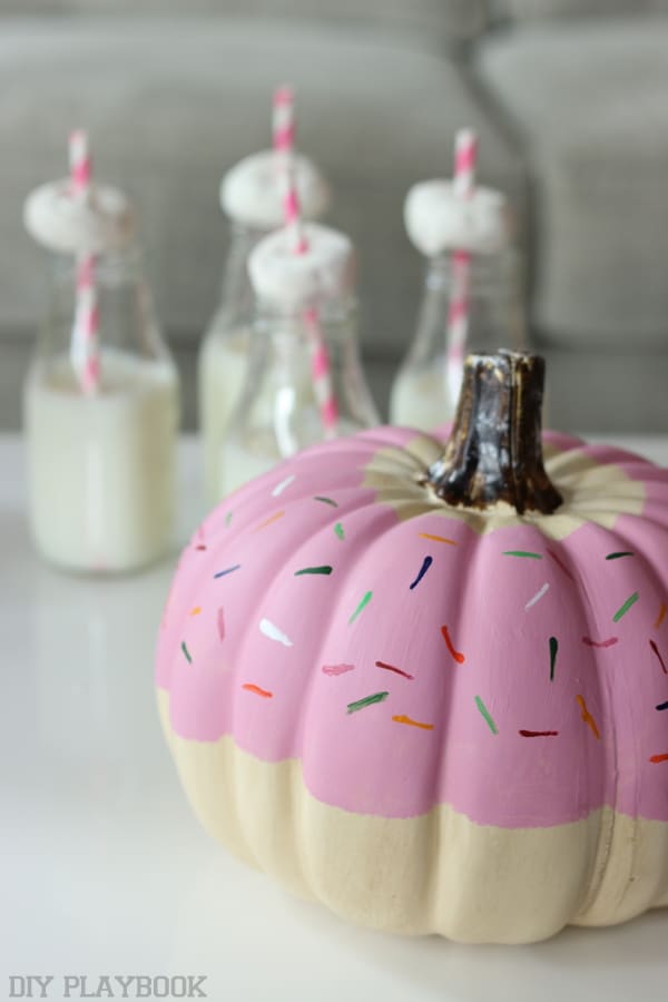 Donut Halloween Pumpkin Idea