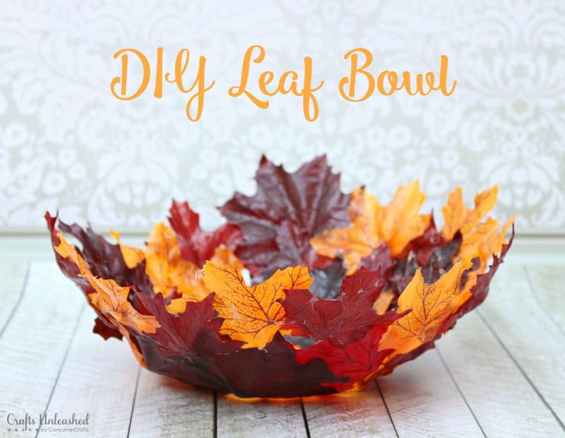 Diy leaf bowl