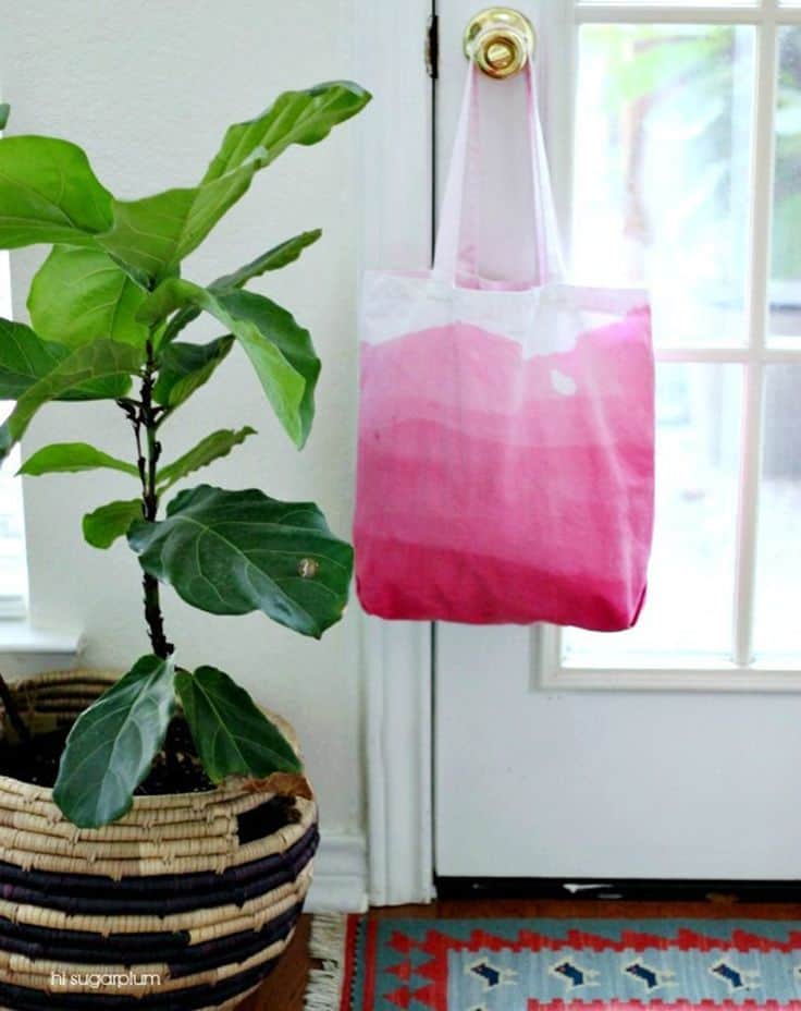 Ombre Tote Bag - DIY Christmas Gifts