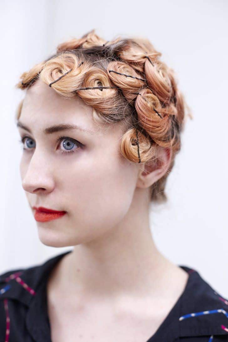 Diy über Nacht Pin Curls