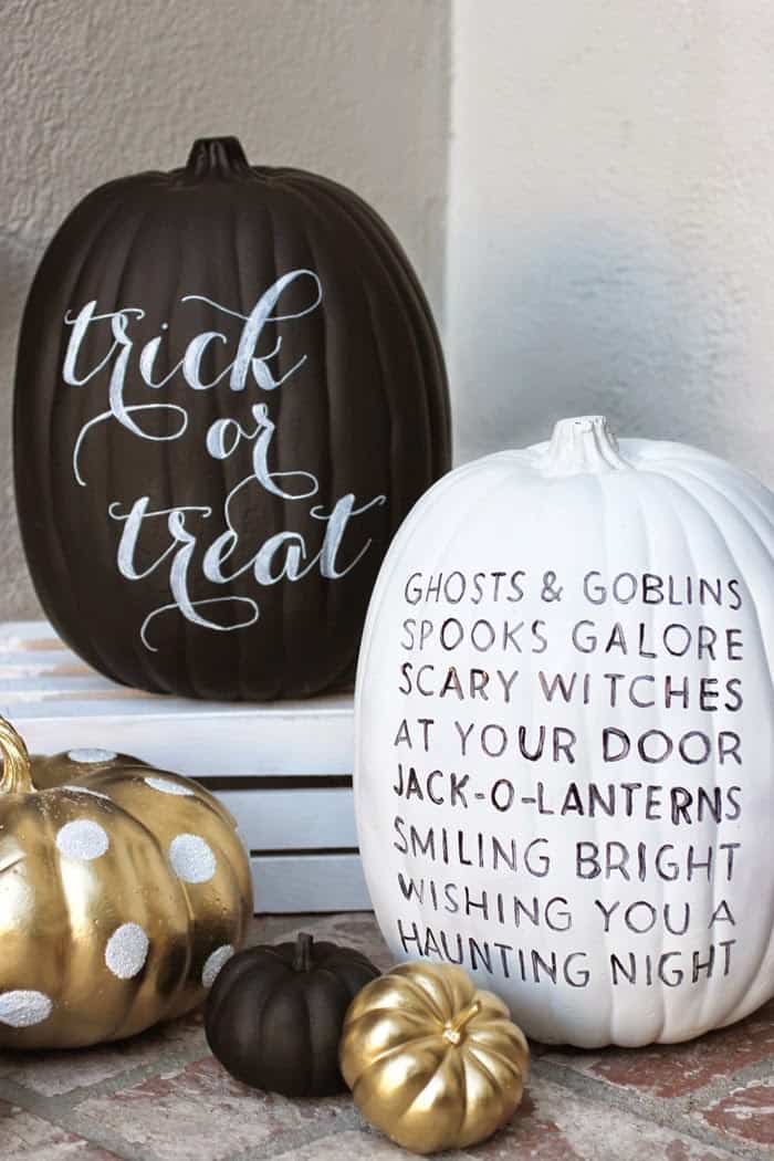 Diy painted pumpkins