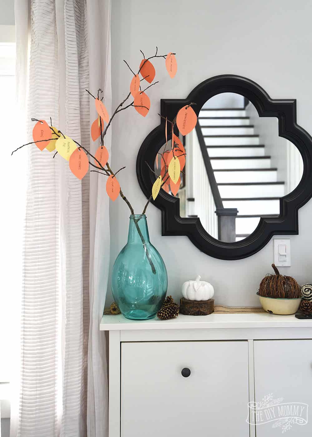 Diy thankful tree