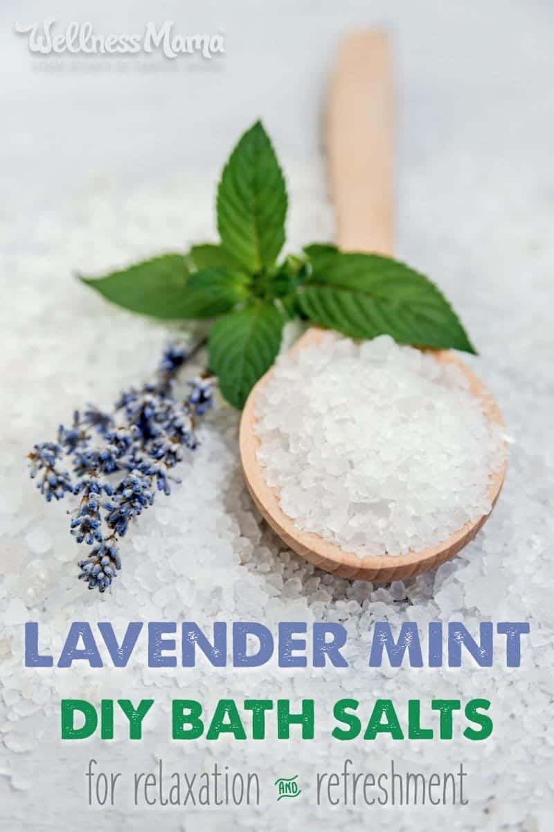 Lavender mint bath salts