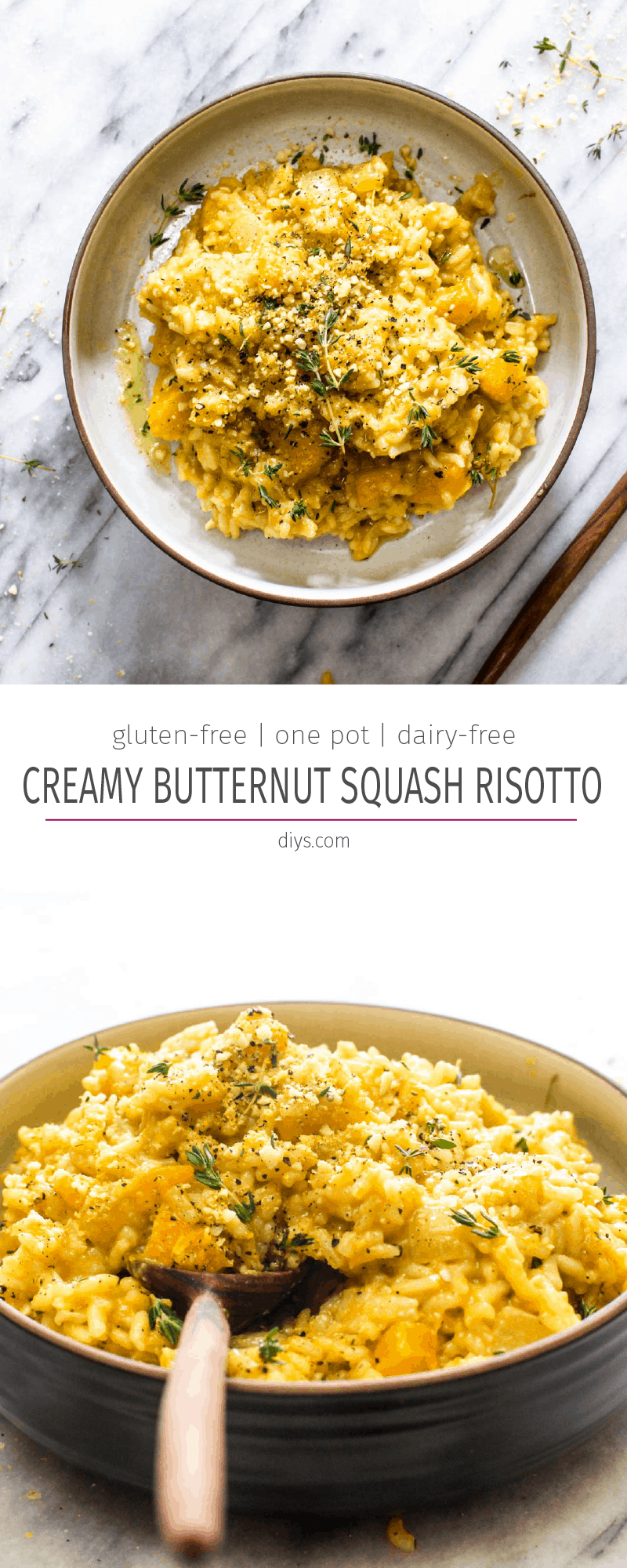 Butternut squash risotto delicious