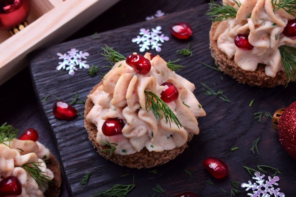 Christmas tree pate canape easy christmas appetizers
