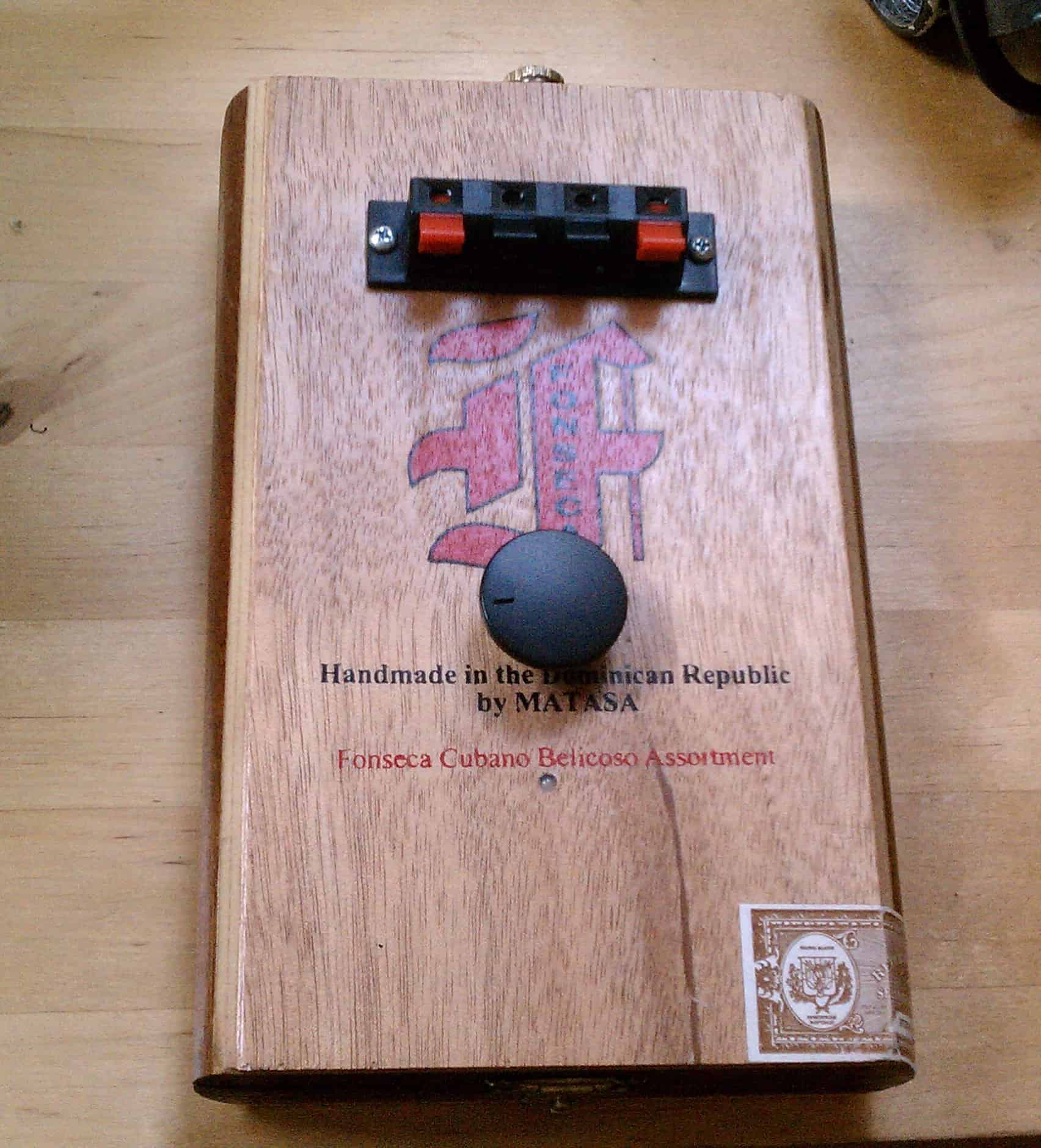 Cigar box guitar amp