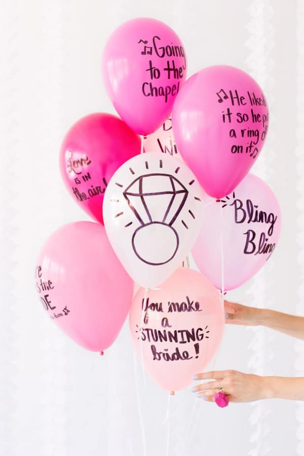 Diy balloon wishes for the bride to be7 600x900