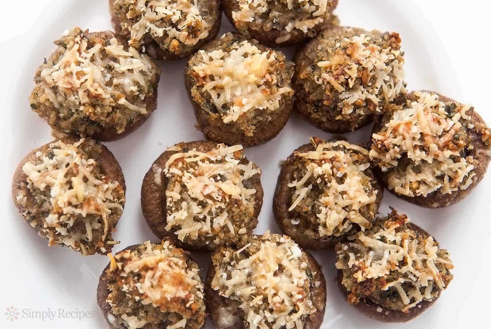 Delicious stuffed mushrooms