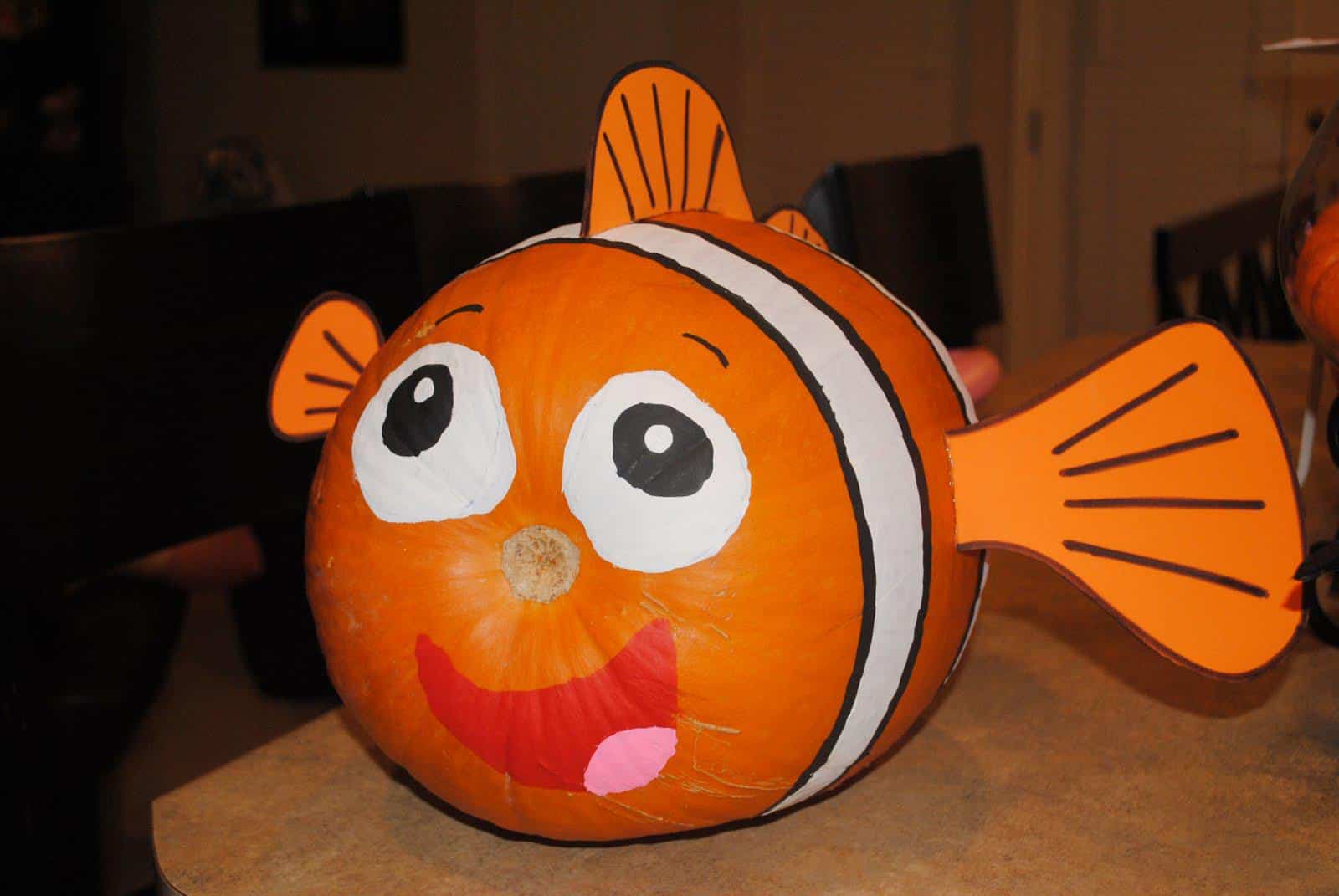 Pumpkin Painting Ideas - Finding Nemo