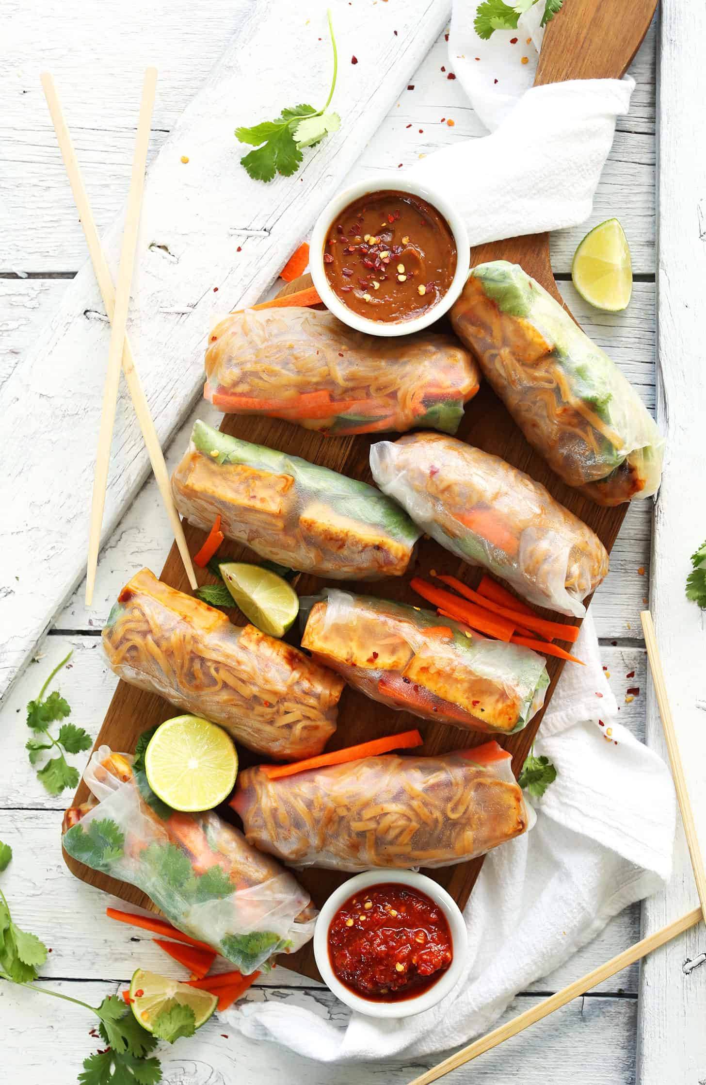 Pad thai summer roll