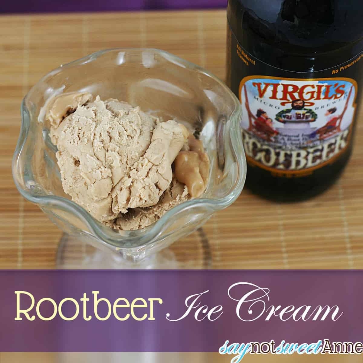 Root beer ice cream