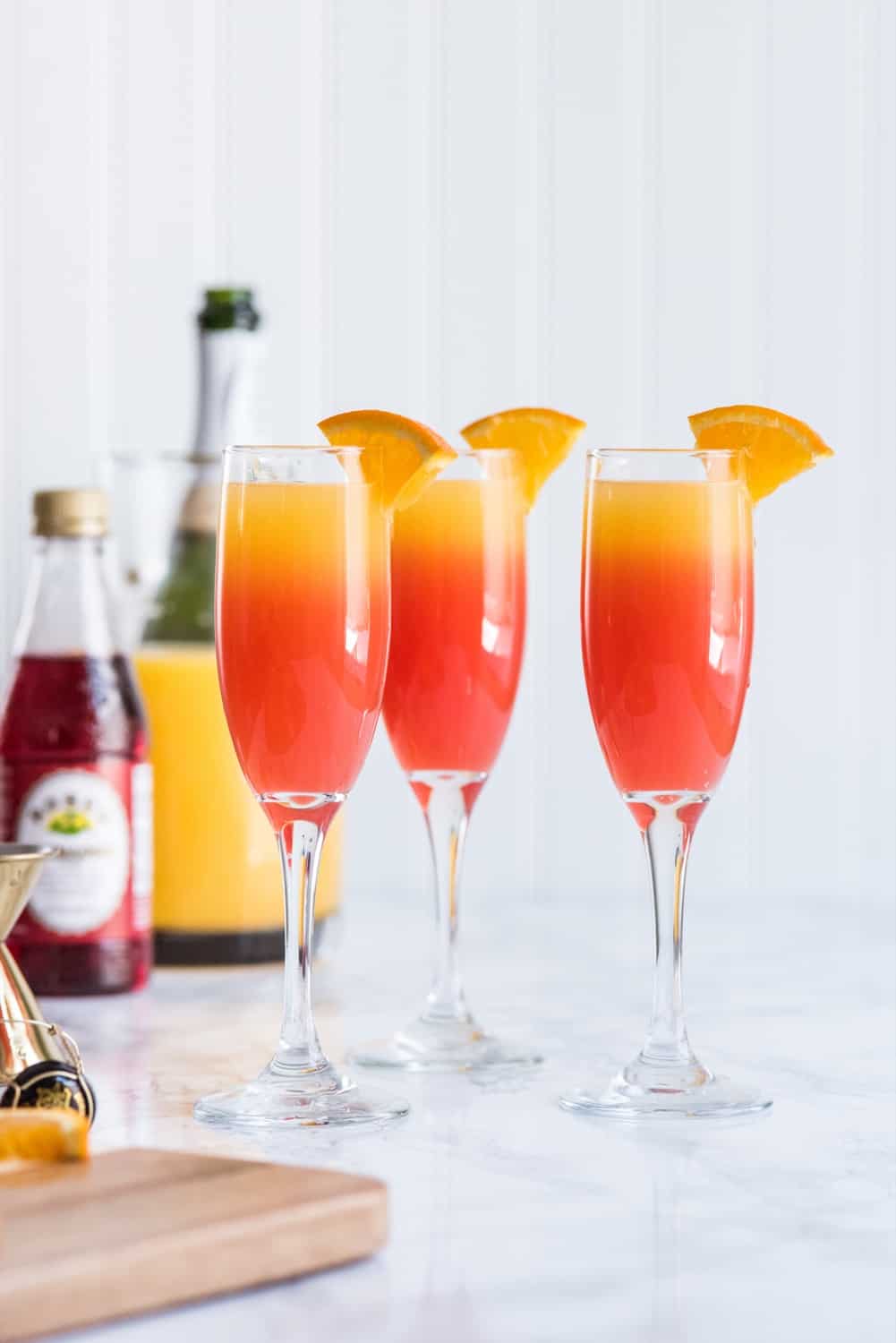 Tequila sunrise mimosa recipe