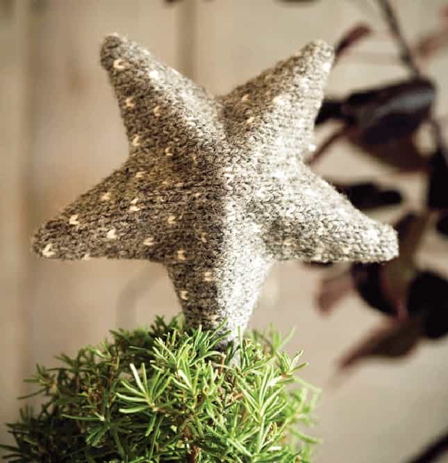 Sweater Christmas Tree Star Topper