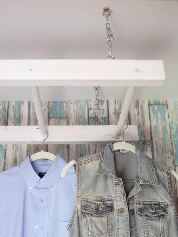 Diy drying rack from old ladder