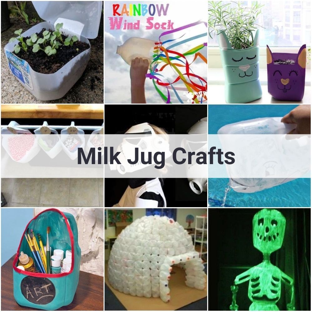 Diy milk jug crafts