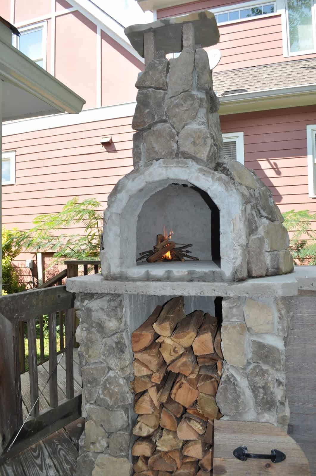 Diy outdoor pizza oven