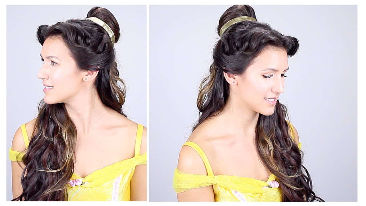 Diy princess belle hair tutorial