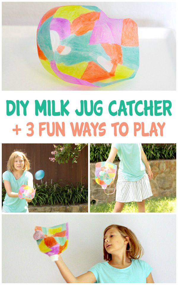 Catcher Game Milk Jug Crafts