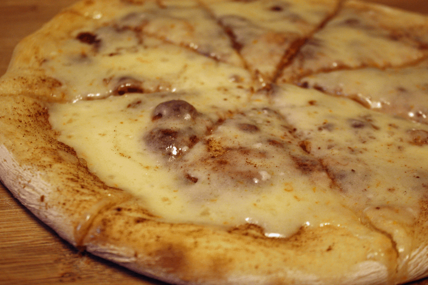 Cinnamon orange dessert pizza