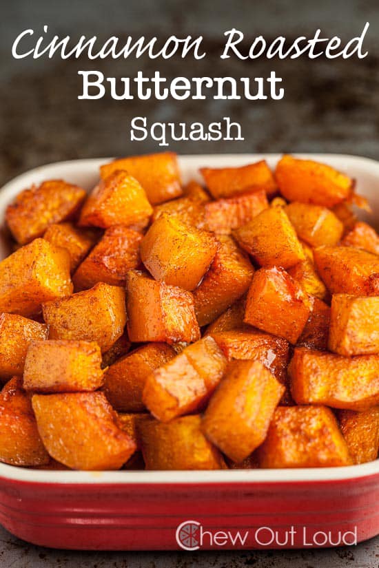 Cinnamon roasted butternut squash