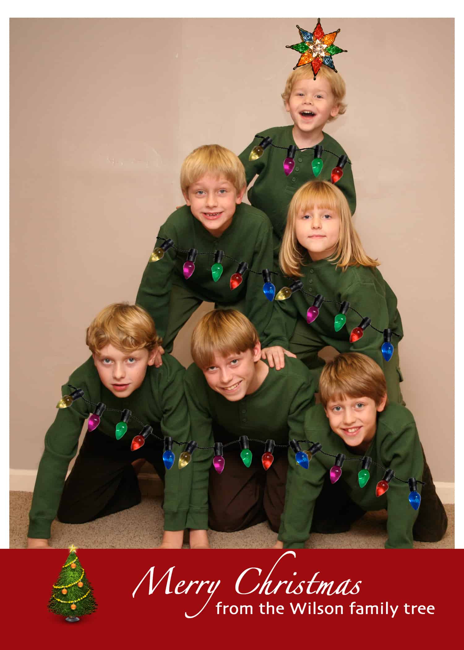 Family Tree Cute Christmas Picture
