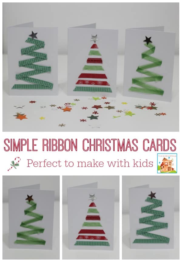 Ribbon christmas trees