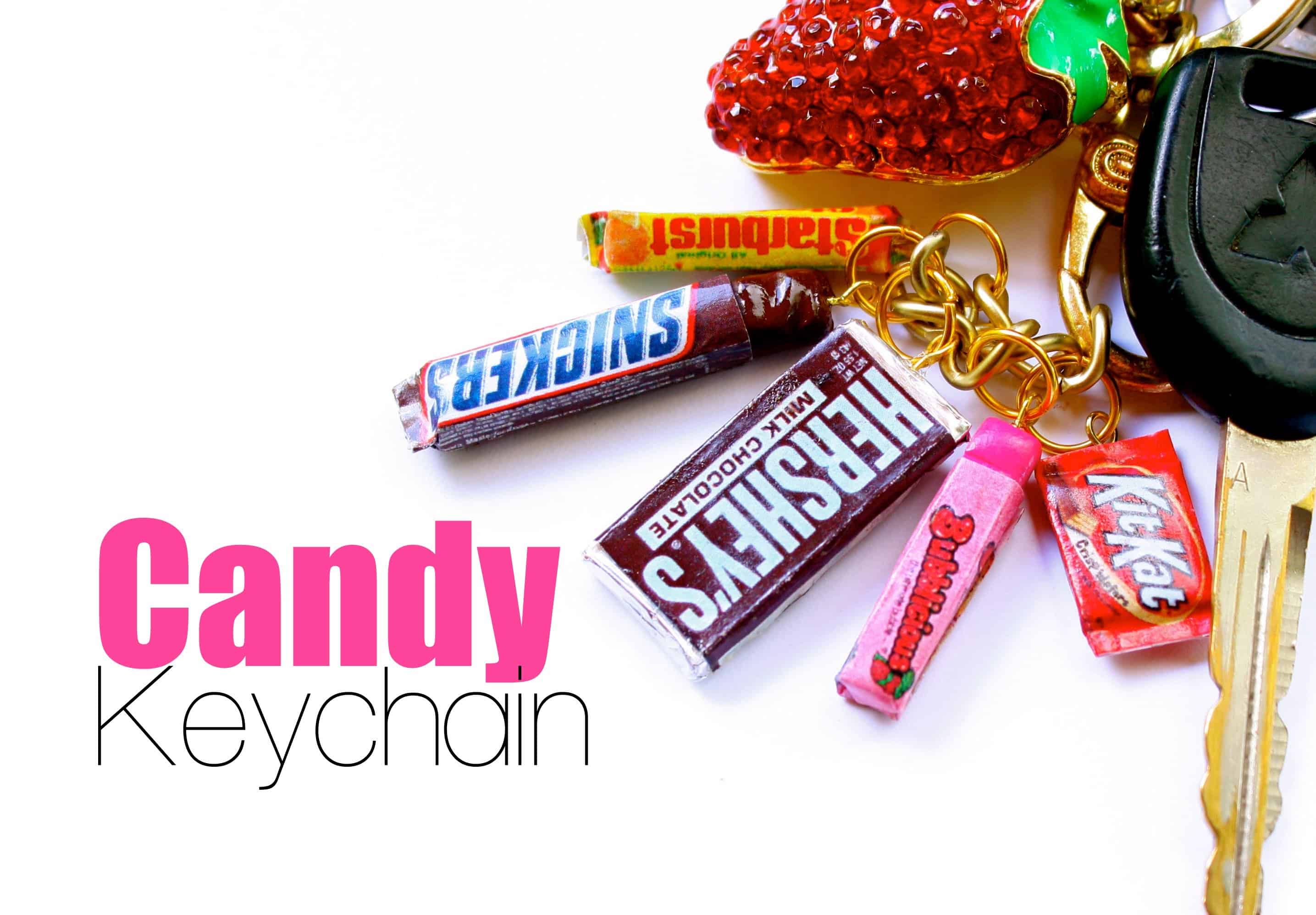 Candy bar keychains