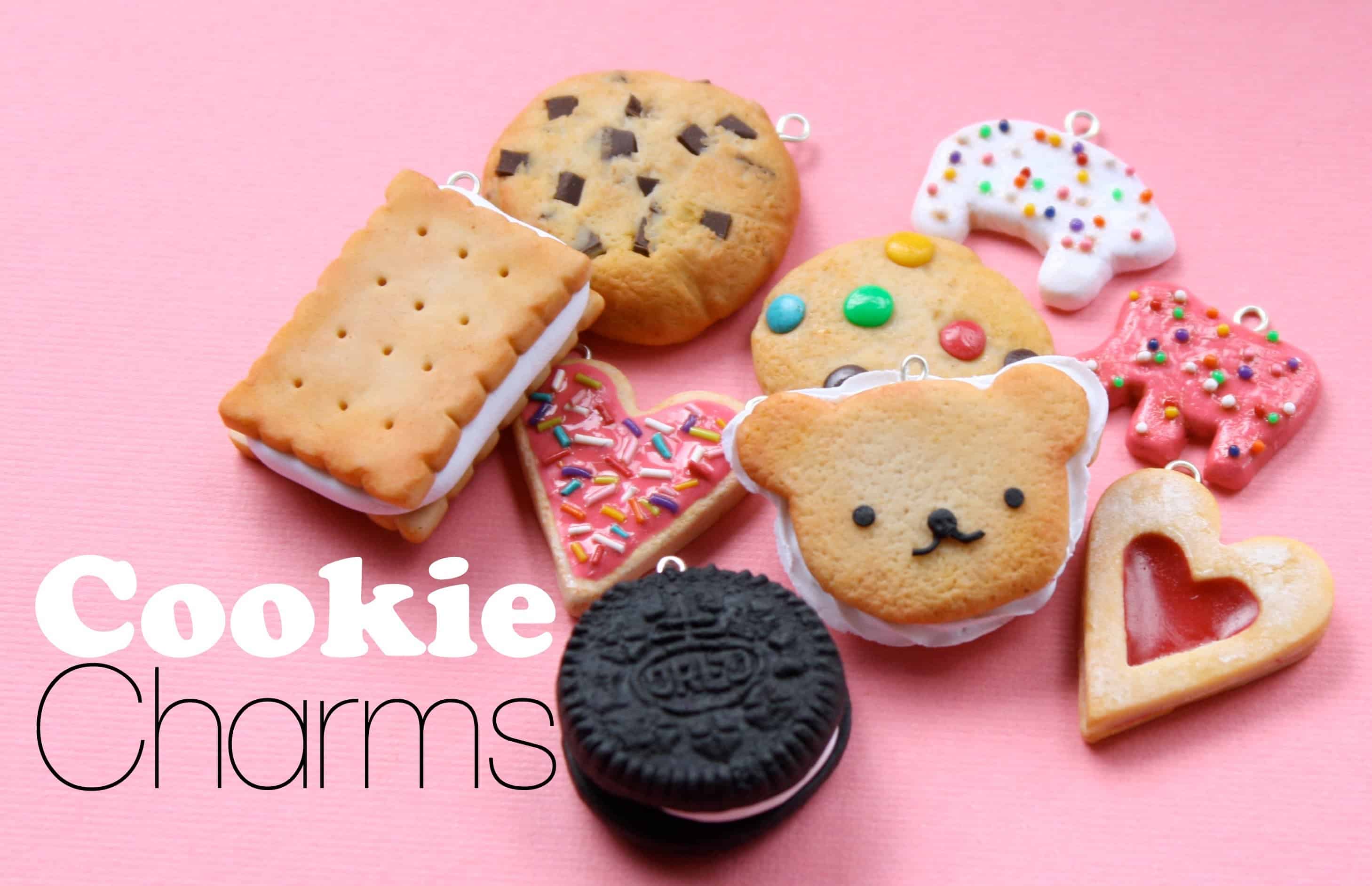 Cookie jewelry charms