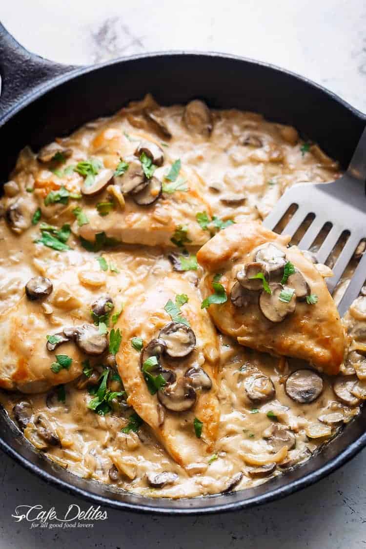 Creamy champagne chicken