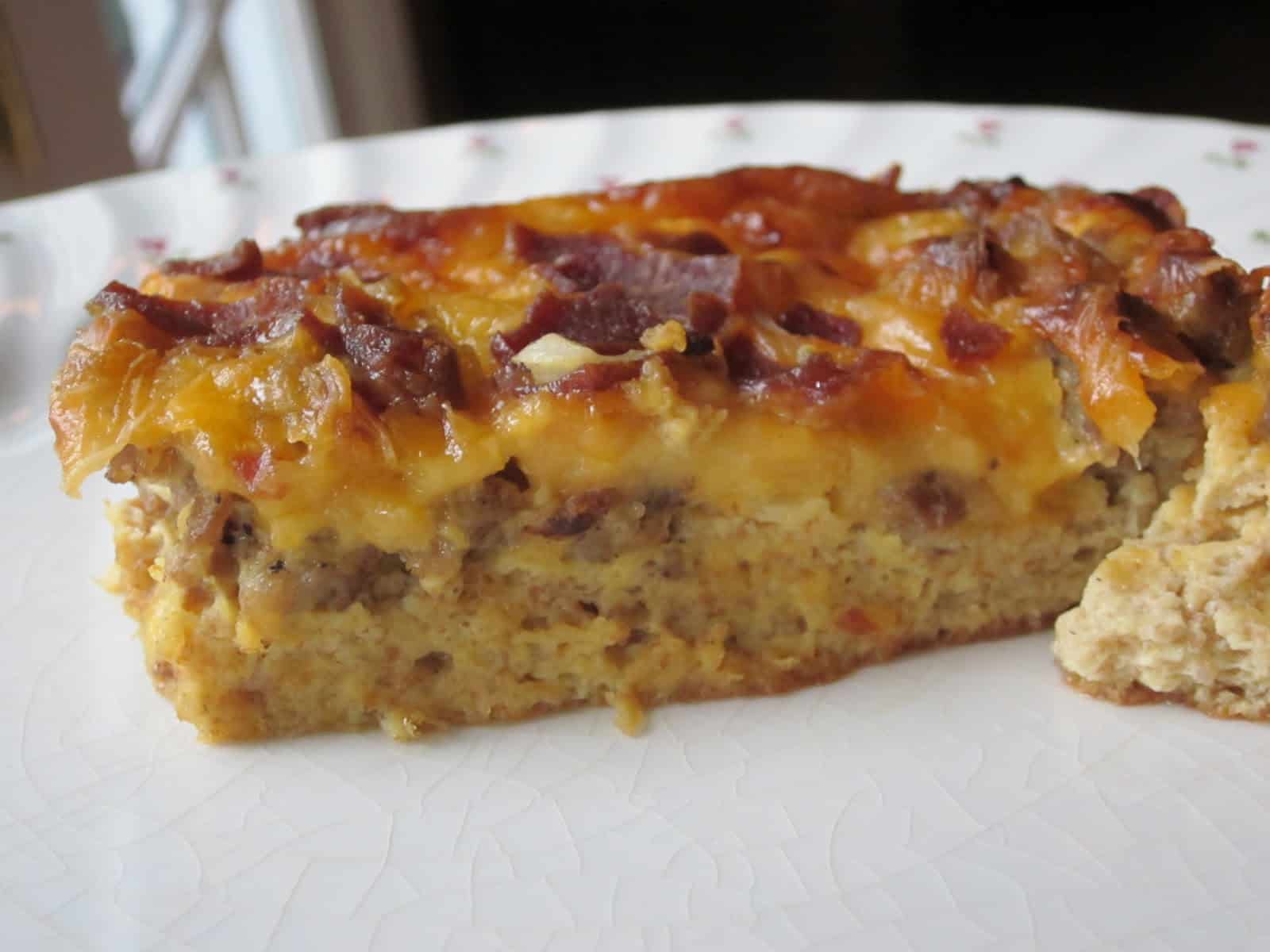 Easy sausage and cheese breakfast casserole