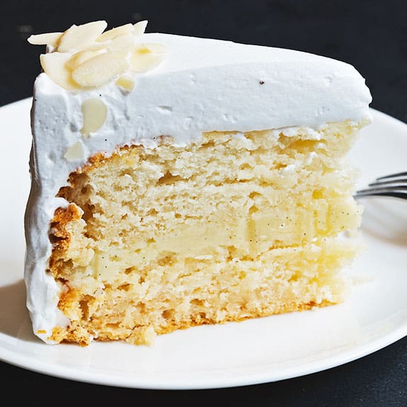 Moist and heavenly paleo vanilla cake