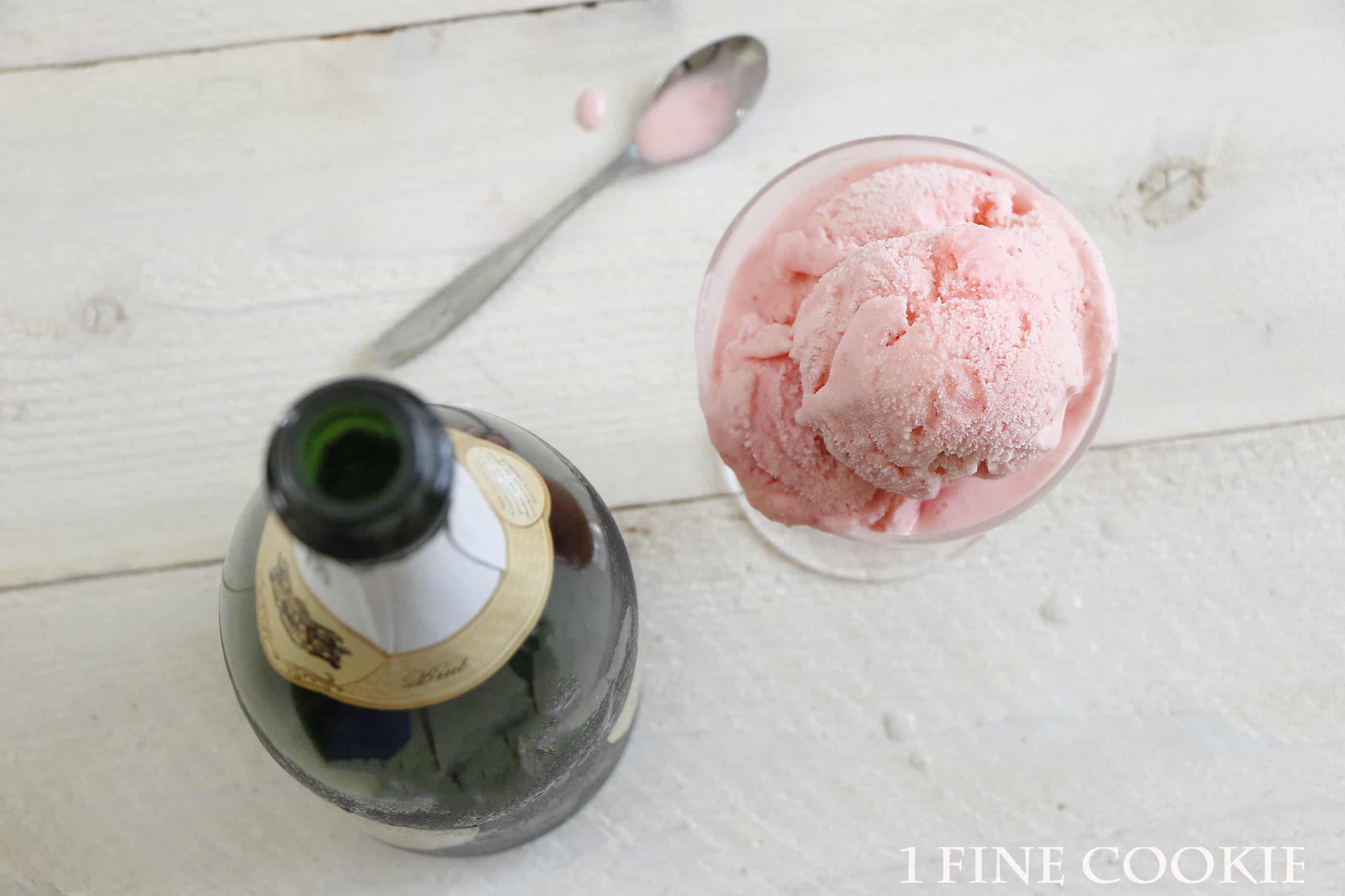 Pink champagne ice cream recipe by 1 fine cookie font