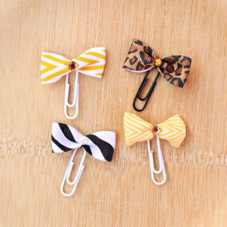Paperclip Ribbon Bookmarks Stunning Crafts Made with Ribbons