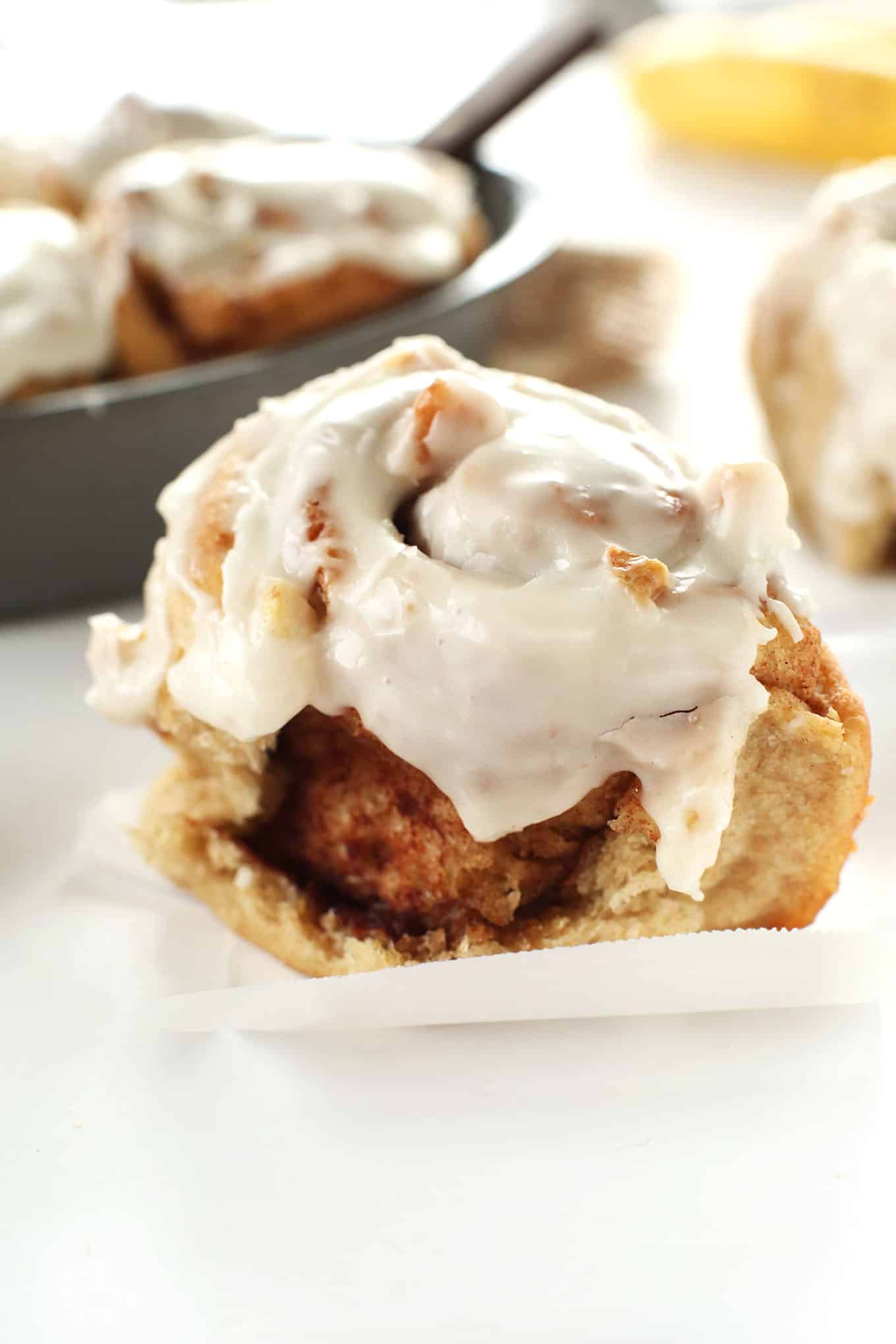 Banana bread cinnamon roll recie