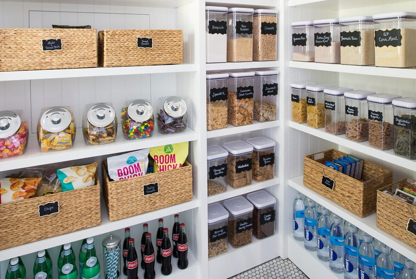 Container store organized pantry